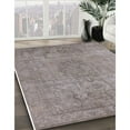 thumbnail image 3 of Ahgly Company Machine Washable Indoor Square Industrial Modern Rose Dust Purple Area Rugs, 5' Square, 3 of 7