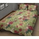 thumbnail image 2 of Juego de Cama Colcha Tema Verde Grulla Japonesa, 2 of 5