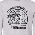 thumbnail image 4 of Inktastic Summer Vacation Mode St. Augustine Beach Florida Long Sleeve Youth T-Shirt, 4 of 5