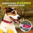 thumbnail image 2 of Personalized Embroidered Dog Collar - Custom Nylon Pet Collar with Name & Phone Number,Fashion Adjustable Size Soft Comfortable for Small Medium Large Dogs Durable & Lightweight Collars, 2 of 9