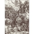 thumbnail image 2 of Durer, Albrecht 14x18 Gold Ornate Wood Framed with Double Matting Museum Art Print Titled - The New Jerusalem and the Bottomless Pit, 2 of 4