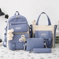 thumbnail image 1 of 4Pcs School Backpack Set Primary School Bag Rucksack Backpack Set for Girls Elementary Bookbag, 1 of 7