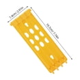 thumbnail image 2 of KALLORY 4Ud Porta Anillos Para Pies De En Plástico Amarillo Para Almacenamiento Y Entrenamiento, 2 of 8