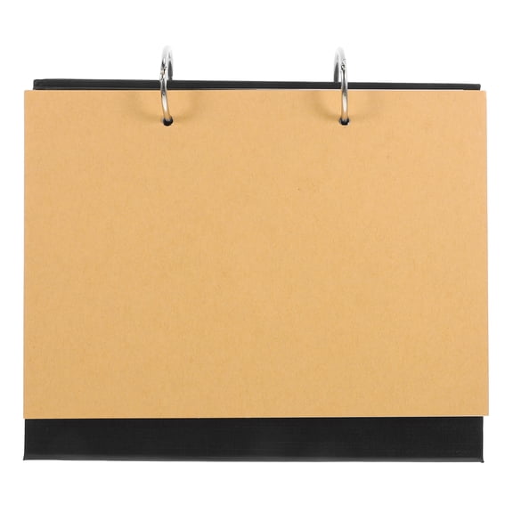WEUVEB Memoscape Multi-Use Blank Desktop Standing Paper Calendar 1 Set for Office and Home Organization