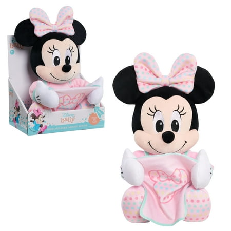 Disney Baby Hide-and-Seek Minnie Mouse Interactive Plush, Officially Licensed Kids Toys for Ages 09 Month, Gifts and Presents