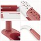 thumbnail image 2 of Rejillas de drenaje para fregadero telescópicas, organizador de cesta de jabón, almacenamiento de cocina (rojo) Wdftyju Libre de BPA, 2 of 8
