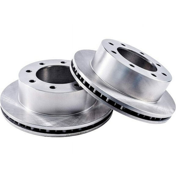 Rear Brake Rotor Set - Compatible with 2001 - 2010 GMC Sierra 2500 HD 2002 2003 2004 2005 2006 2007 2008 2009