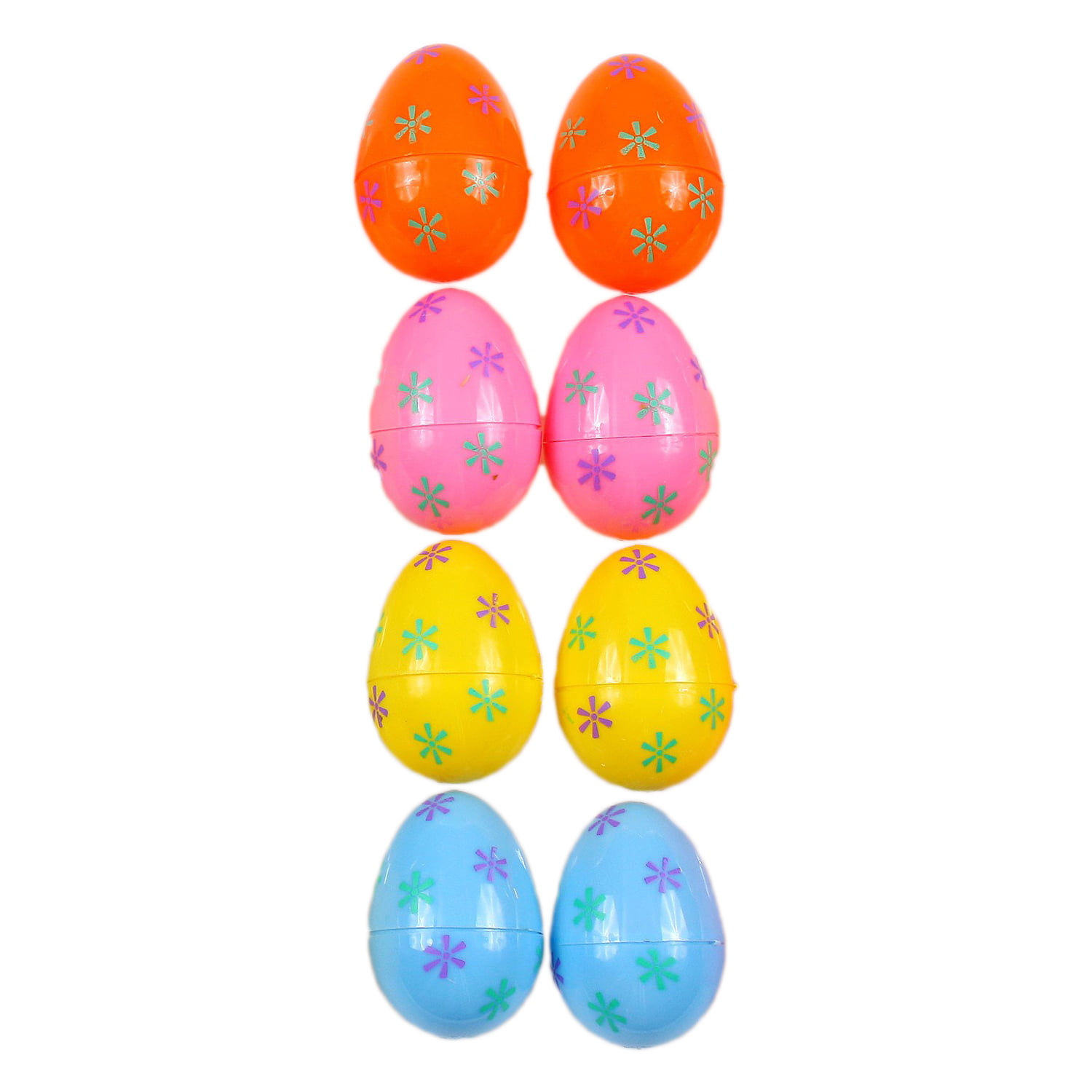 Style 3 2.5 inches Multicolored Athoinsu 24 PCS Easter Eggs Set Colorful Expression Painted Fillable Eggs Party Favors Spring Home Yard Decor Gifts