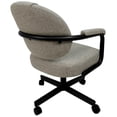 thumbnail image 2 of Swivel Metal Caster Dining Chair M-70 - Portwood Ash on Black, 2 of 2