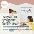 thumbnail image 2 of Nursery Decor Quote Long As I'm Living My Baby You'll Be Saying Wall Decals Stickers 36x20-Inch Black, 2 of 6
