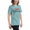 thumbnail image 5 of God’s Favorite Women’s T-Shirt, Religious graphic tees, Women Tshirt Graphic,  Women T Shirts Short Sleeve  (Heather Blue Lagoon, M), 5 of 6