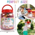 thumbnail image 6 of CandWuom Crafts Supplies for Kids, 1000Pcs+ Pom Poms for Craft Kit Stuff Set with Pipe Cleaners for Kids Ages 4-8 Girls Boys Birathday Gifts, 6 of 7