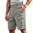 thumbnail image 6 of Jsaierl Cargo Shorts for Men Plus Size Multi Pockets Shorts Outdoor Military Shorts Comfortable Workwear Cargo Shorts, 6 of 8