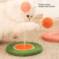 thumbnail image 4 of Juguete Rascador Para Gatos, Divertido, Interactivo, Resistente A Mordeduras, Garras, Tablero Rascador Para Gatos De Sisal Con Bola De Sisal Para Interiores, 4 of 7