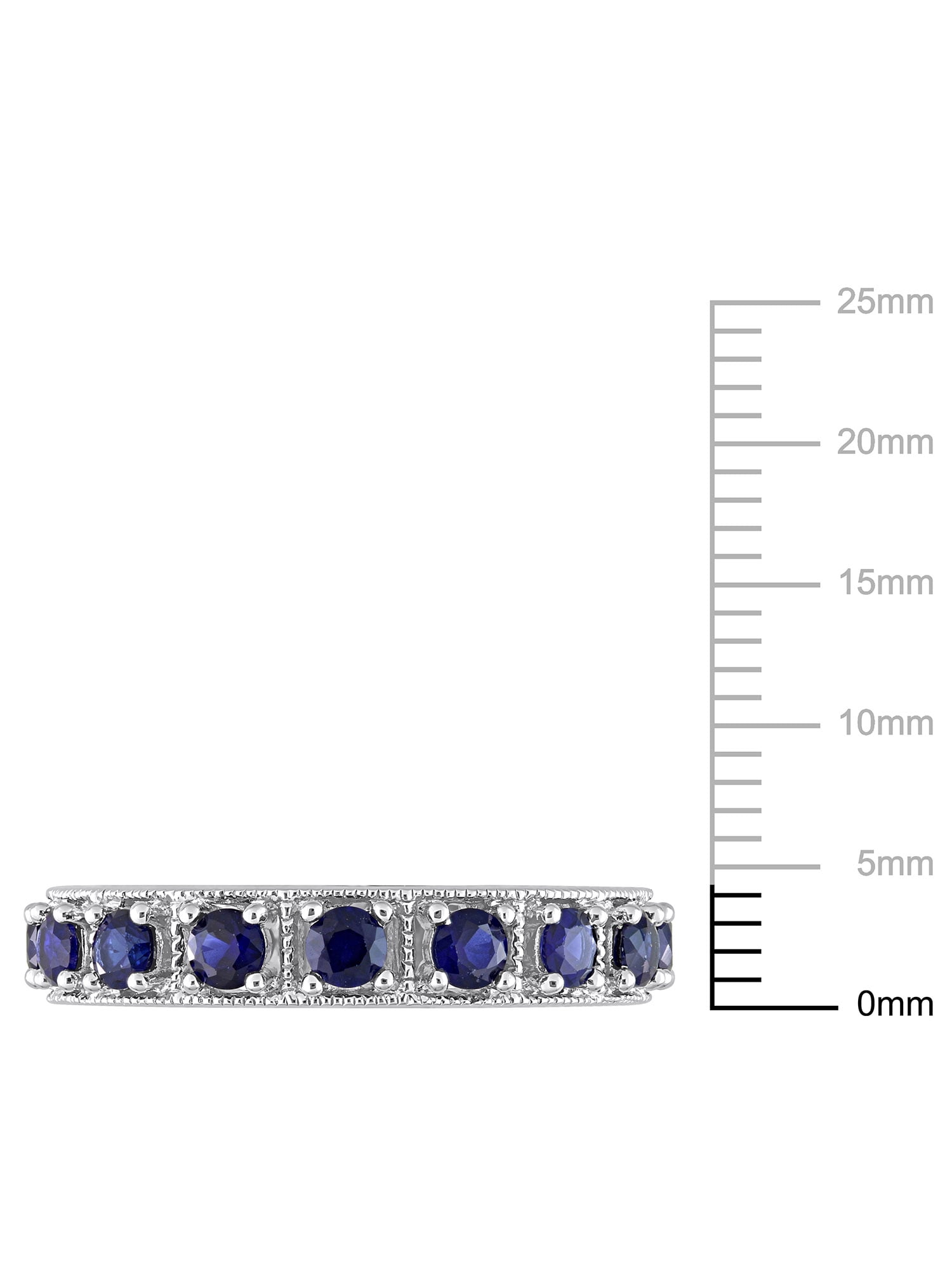 Everly Women's Created Sapphire Sterling Silver Ring