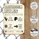 thumbnail image 3 of Funny Bathroom Rules Metal Tin Sign Vintage Wall Art For Bathroom Decor, 3 of 8