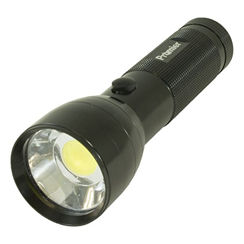 Promier 200 Lumen COB LED Wide Beam Flashlight (Black)