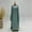 Green, variant on Women Dubai Spring Summer Gathering Party Glitter Cloth Round Neck Belt Dress Robe Hijabs for Women Clothes for Women to Pray Girls Maxi Dress 10 Monk Robes for Men Silk Gloves Pack Hijab