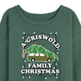 thumbnail image 3 of National Lampoon's Christmas Vacation - Griswold Family Christmas Tree - Women's Lightweight French Terry Long Sleeve Shirt, 3 of 5