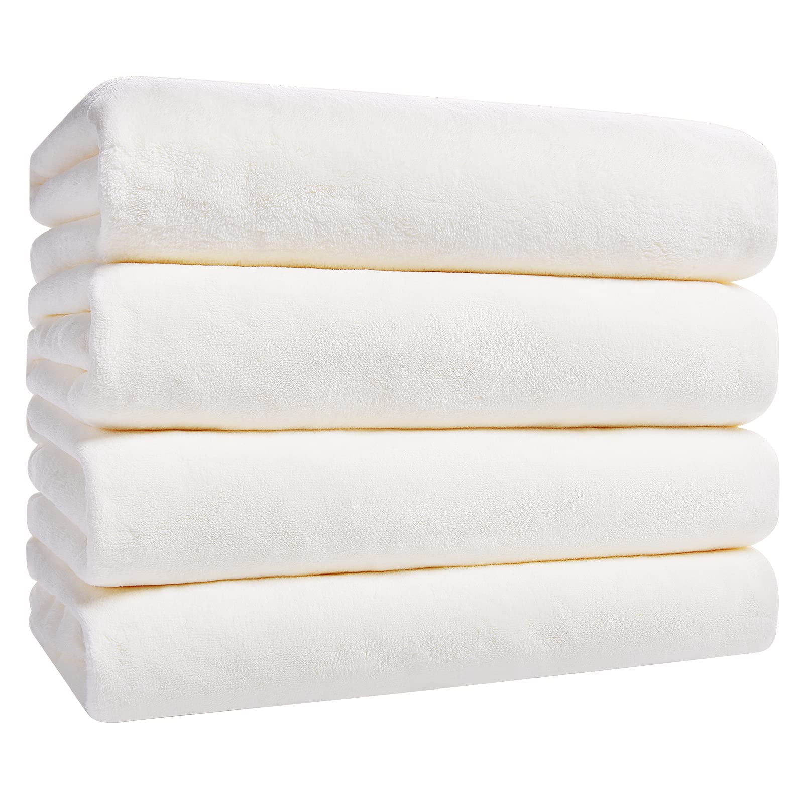 Wokaku  Coral-Fleece-Towel-Quick-Dry-Extra-Large-Bath-Towel-Bathroom-Towels-Bath-Sheet-Towels-Large-Bathroom-Big-Bath-Towels-Super-Soft-Large-Towel