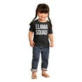thumbnail image 3 of Llama Squad Save The Drama Alpaca BFF Youth T Shirt Tee Girls Infant Toddler Brisco Brands 12M, 3 of 5