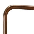 thumbnail image 2 of Arched Molded Design Wooden Frame Mirror, Cherry Brown and Silver, 2 of 5
