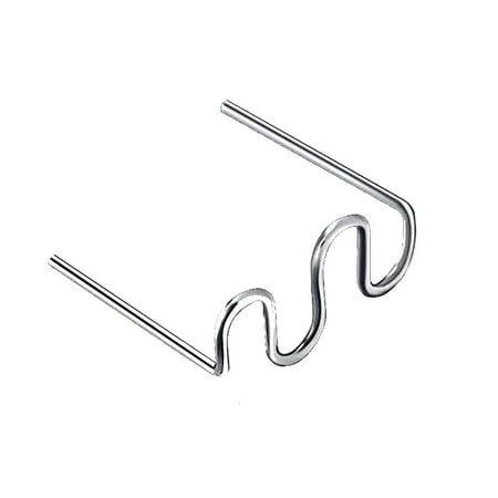 

Dciustfhe 1000Pcs Staples For Hot Stapler Tool Wave Staples Bumper Bodywork 0.8 0.6mm S Wave Staples