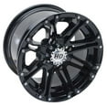 thumbnail image 1 of 4/156 STI HD3 Alloy Wheel 14x7 4.0 + 3.0 Gloss Black for Polaris RANGER RZR S 900 2015-2018, 1 of 1