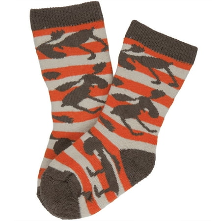 Stripey Moose Infant Socks