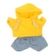 thumbnail image 1 of Conjunto de ropa para muñecos de peluche con sudadera con capucha y vaqueros. Conjuntos suaves y cómodos para peluches de 20 cm., 1 of 8