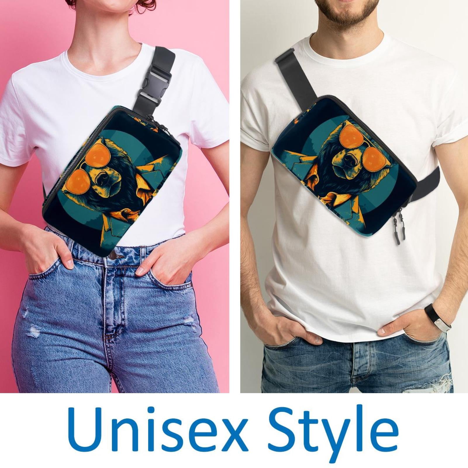 Bears Lightweight Adjustable Waist Bag with Extension Strap - Unisex Running Belt Bag