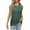 Army Green, variant on Otntypg Womens Summer Flowy Tank Tops Sleeveless Round Neck Solid Color Casual Side Hem Blouse Loose Fit Basic Tunic Tees Shirt Dark Blue M