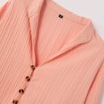 thumbnail image 4 of QATAINLAV Cotton Linen Hippie Shirt for Men Long Sleeve Casual Beach Tops Loose Fit Banded Collar Button Blouses 2025 Vacation Outfits Pink L Ofertas de Hoy en Liquidación, 4 of 8