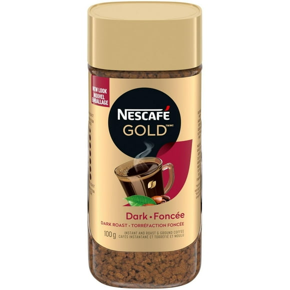 Café instantané de torréfaction foncée et moulu NESCAFÉ GOLD(MC) 100 g 100 GR