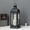 Black, variant on Vintage Outdoor Candle Lantern, Metal Candle Holder with Tempered Glass (Black)