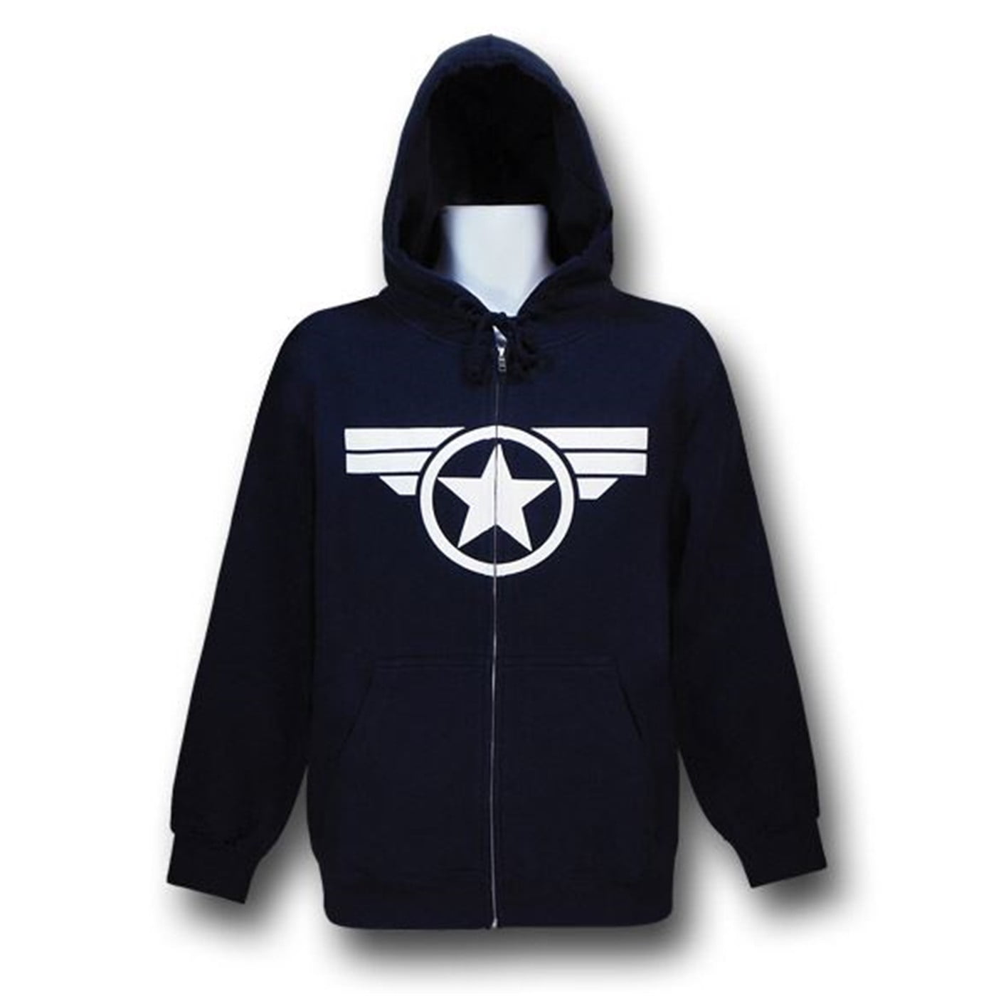 captain america zip up hoodie