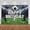 BJ-qmy167-2A, variant on World Soccer Backdrop Banner Flag, 5 x 3 ft World Soccer Party Decorations, Fabric Flag Banner Background for Garden Table Wall Indoor Outdoor Home