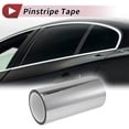 thumbnail image 3 of Cinta de Pinstripe Unique Bargains 180mmx50m Stripes para Coche, Decal de Pinstripe para Coche, Motocicleta y Carreras de Barcos, Stickers DIY Tono Plateado 1 Pcs, 3 of 7