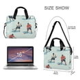 thumbnail image 3 of FORMRS 16" Laptop Bag Carrying Sleeve Case with Handle Travel Shoulder Briefcase, Ice Play, 3 of 8