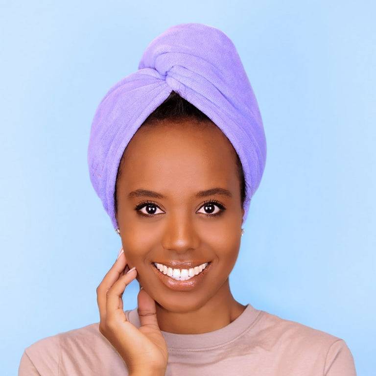 Sleek e Microfiber Hair Wrap Lavender Walmart