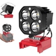 thumbnail image 1 of LED flashlight for Milwaukee M18 18V 40W 6000LM, 1 of 4