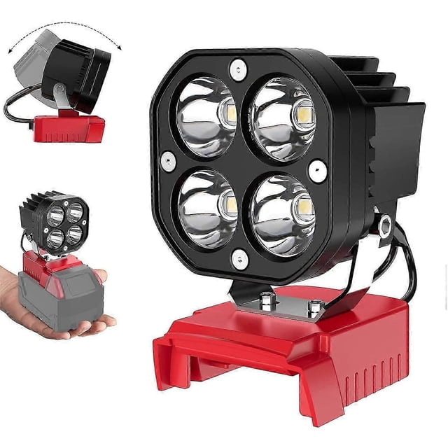 LED flashlight for Milwaukee M18 18V 40W 6000LM