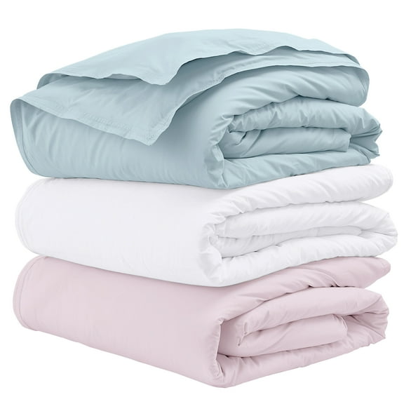 Martex Love Supima Cotton Solid Comforter Set, Light Blue, Twin/Twin XL