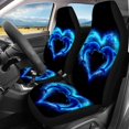 thumbnail image 3 of Pzuqiu Heart-Shaped Dolphin Pattern Car Seat Covers 3 Pack Seat Protectors Easy to Install Anti Slip Suitable for Truck Trucks, 3 of 10