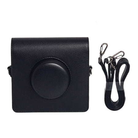 Yammee PU Leather Camera Case for Wide Instants Camera Bag with Adjustable Shoulder Straps and Pocket