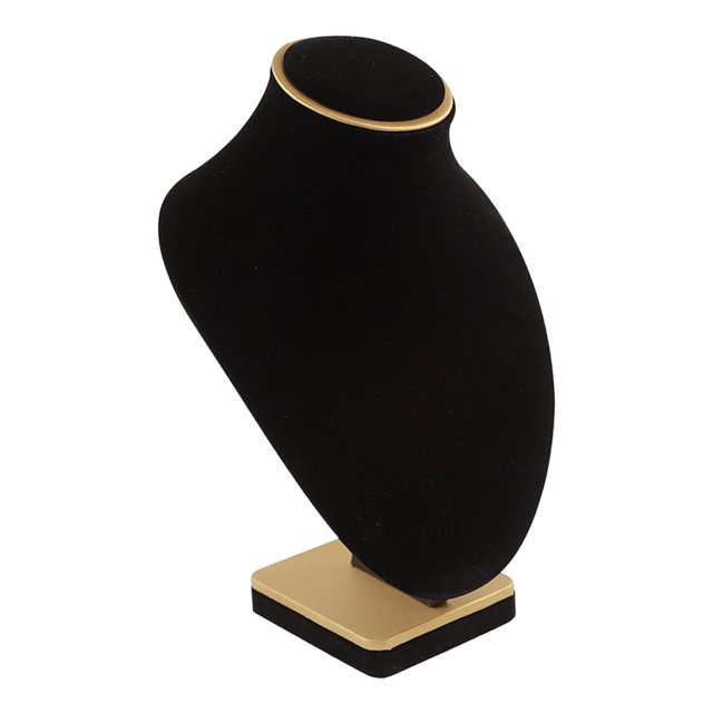 Expositor de collares, vitrina estable y duradera, soporte para busto de joyería, soporte para cadena colgante para tocador y tienda minorista.