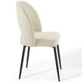 thumbnail image 5 of Pemberly Row 33.5"H Fabric Dining Side Chair in Black and Beige (Set of 2), 5 of 8