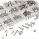 thumbnail image 2 of Kit 440PCS M3 M4 M5 Stainless Steel Hex Head Button Socket Head Cable Bolts Screws Lock Nut Assortment Kit with Storage Box, 2 of 5