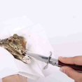 thumbnail image 5 of Set de 2 cuchillos para ostras con par de guantes y funda de piel, 5 of 5