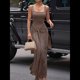 thumbnail image 4 of Vestido de Verano para Mujer, Sin Mangas, con Cuello Cuadrado, Sexy, con Doble Forro, Ajustado, y Maxivestido. Caqui M, 4 of 9